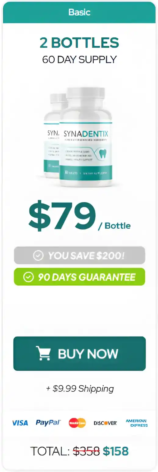 Synadentix- 2 bottles pricing